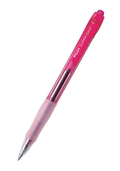 Pilot Kemični svinčnik SUPER GRIP NEON, rdeč BPGP-10N-F-R  DO ODPRODAJE! 12 KOS