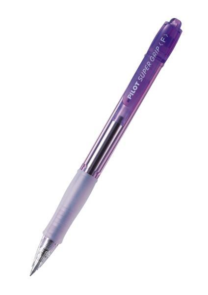 Pilot Kemični svinčnik SUPER GRIP NEON, viola BPGP-10N-F-V  DO ODPRODAJE! 12 KOS