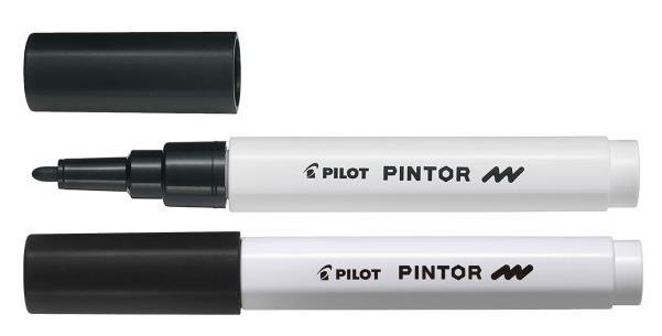 Pilot Marker Pintor  FINE, črn SW-PT-F-B 6 KOS