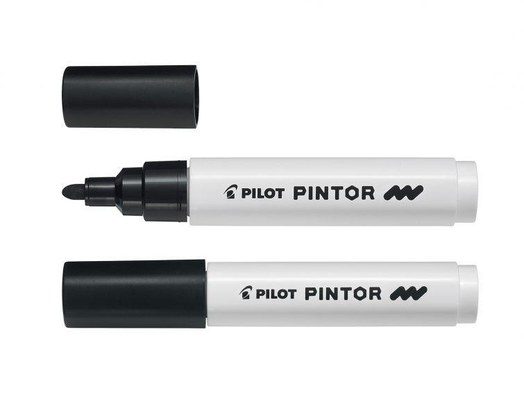 Pilot Marker Pintor  MEDIUM, črn SW-PT-M-B 6 KOS