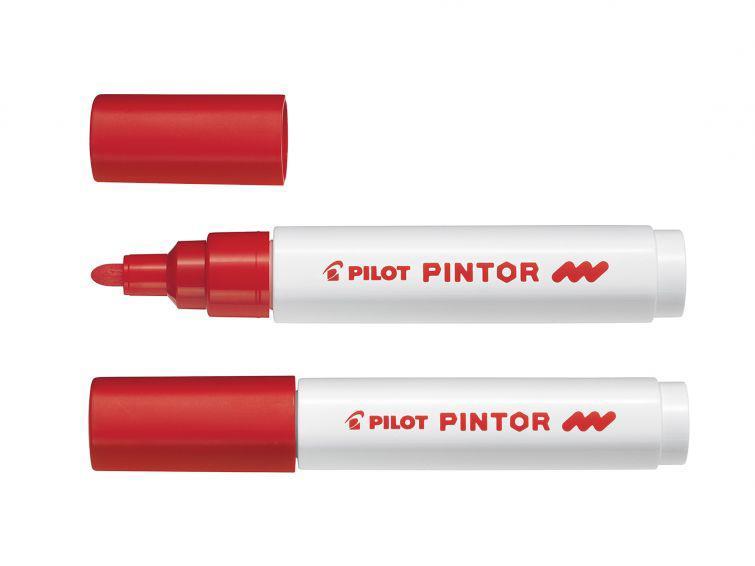 Pilot Marker Pintor  MEDIUM, rdeč SW-PT-M-R 6 KOS