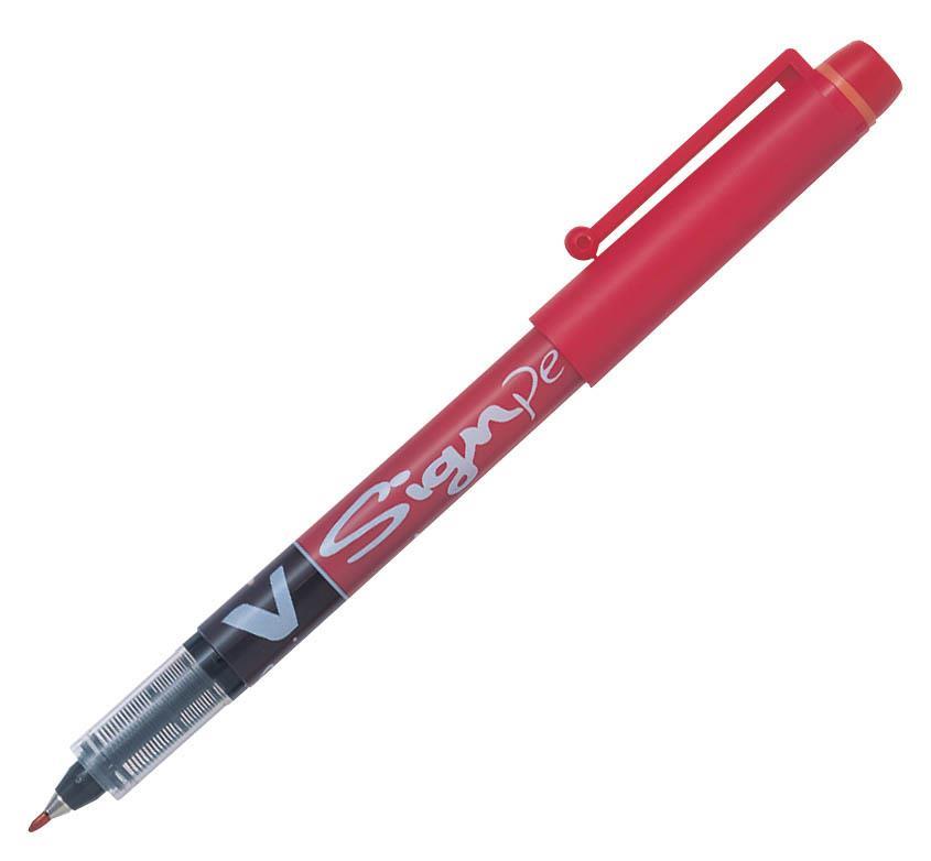 Pilot Marker V SIGNPEN, rdeč SW-VSP-R 12 KOS