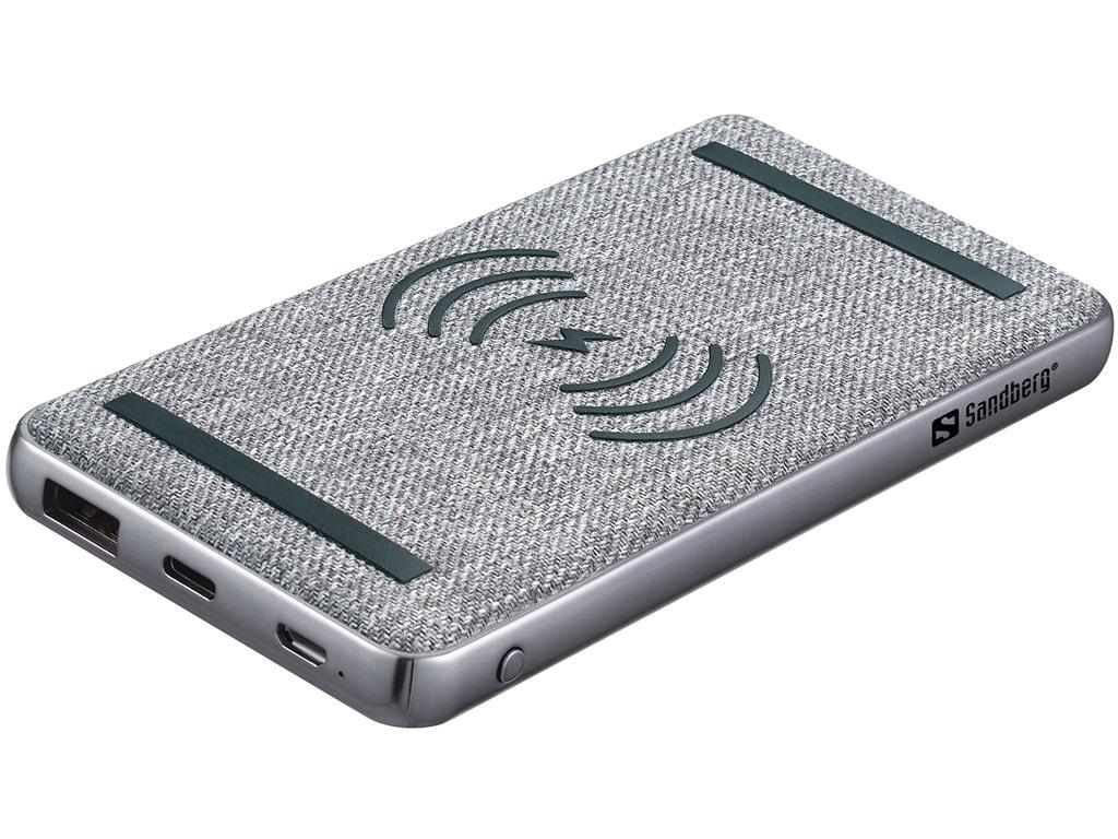 Sandberg Baterija Powerbank 10.000 brezžično polnjenje, 20W