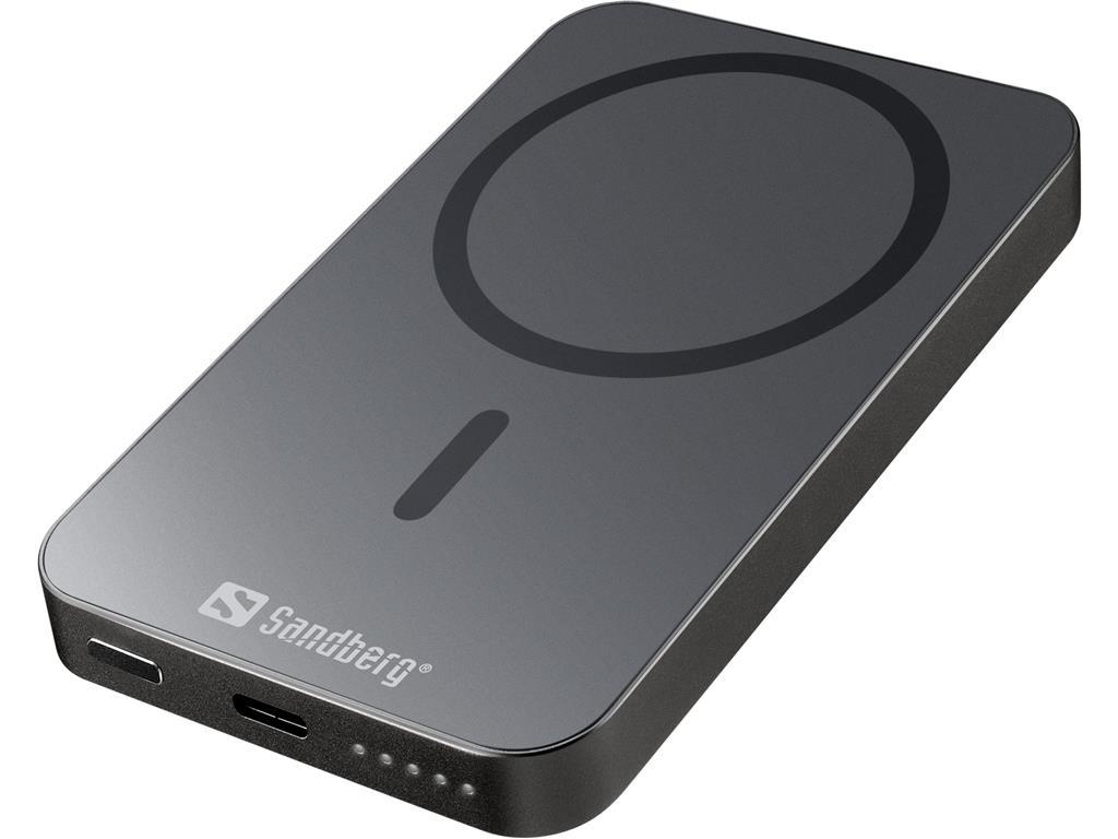 Sandberg Baterija Powerbank, MagSafe, 5.000 brezžično polnjenje, 20/15W
