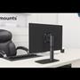 Neomounts Gibljivo namizno stojalo za monitor črno Neomounts Gibljivo namizno stojalo za monitor črno