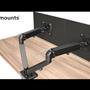 Neomounts Gibljivi nosilec za 2 monitorja 17-27'' Neomounts Gibljivi nosilec za 2 monitorja 17-27''
