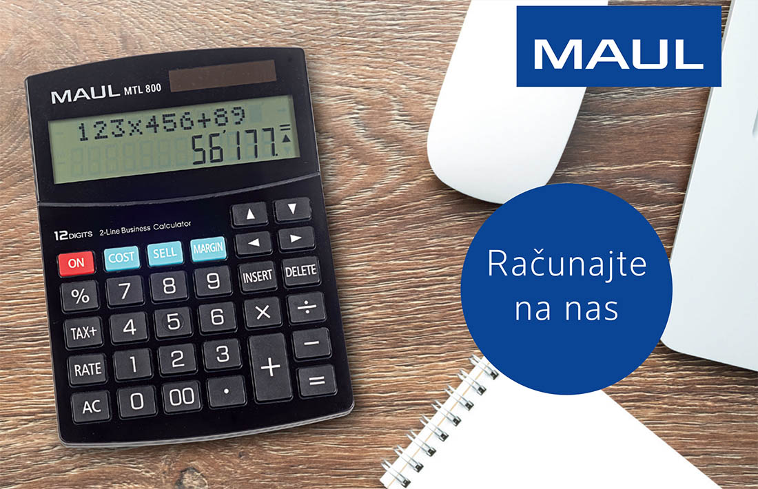 Kalkulatorji MAUL - Računajte na nas